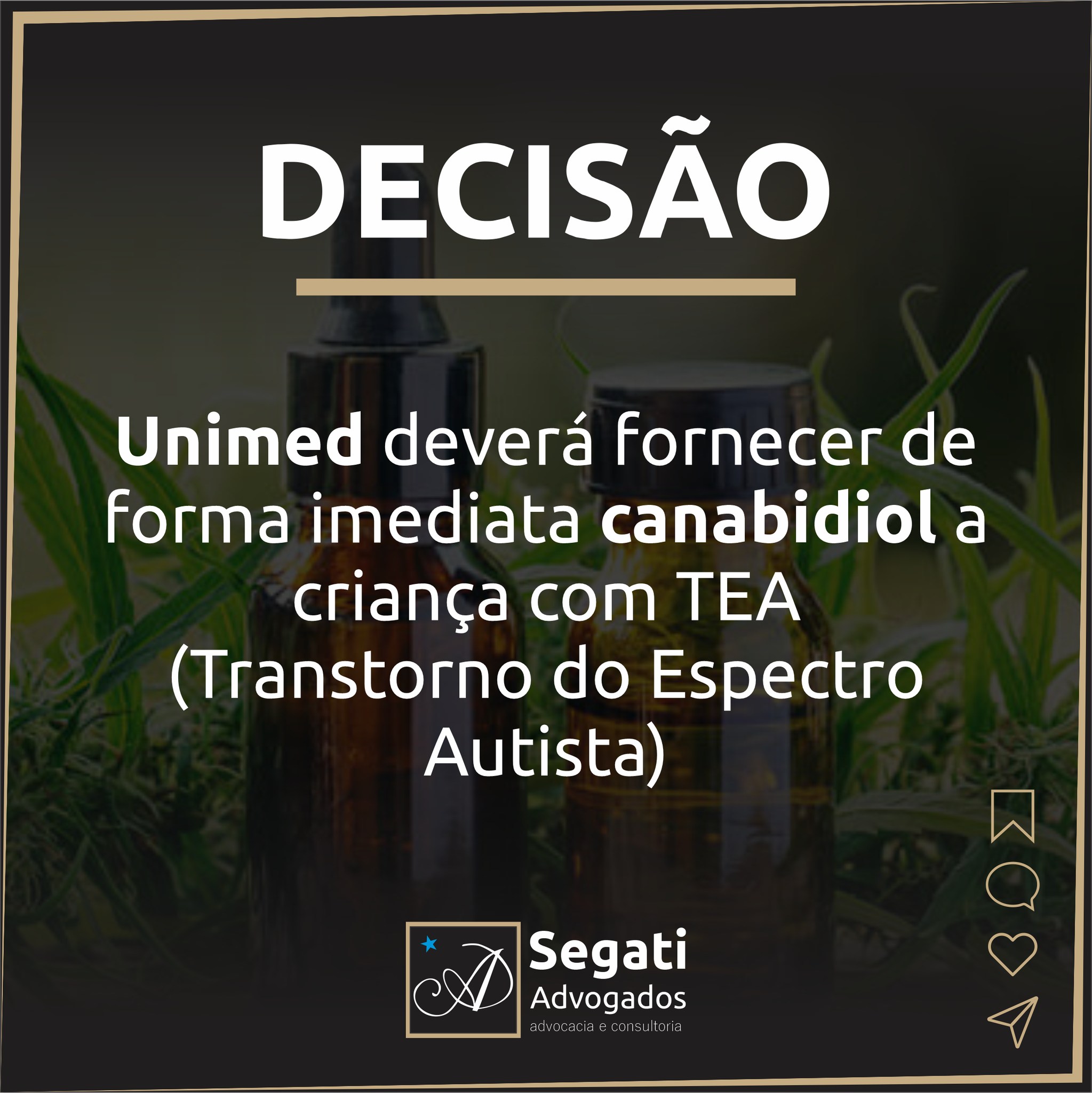 Unimed deverá fornecer de forma imediata canabidiol a criança com TEA  (Transtorno do Espectro Autista)