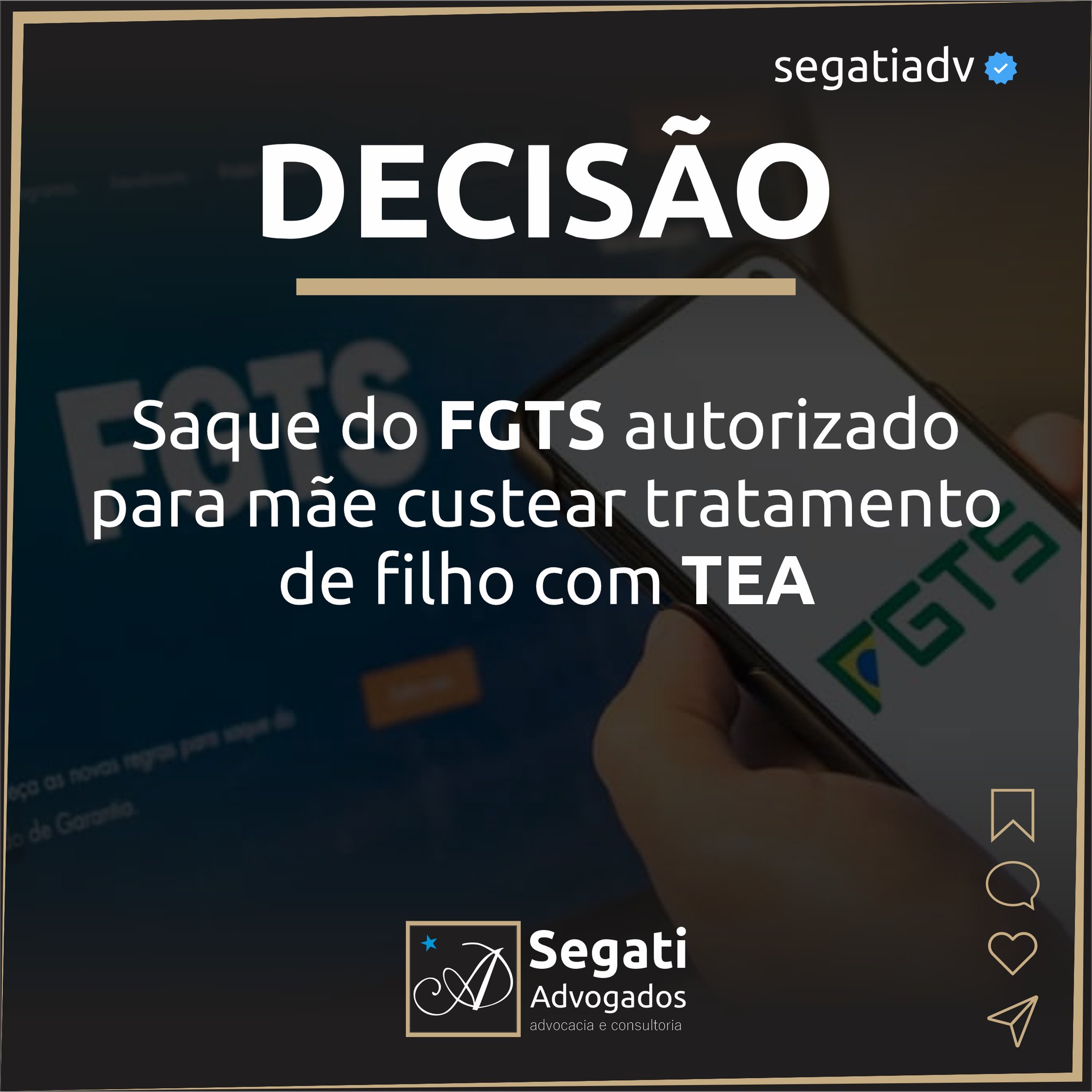 Saque do FGTS autorizado para m&atilde;e custear tratamento de filho com TEA