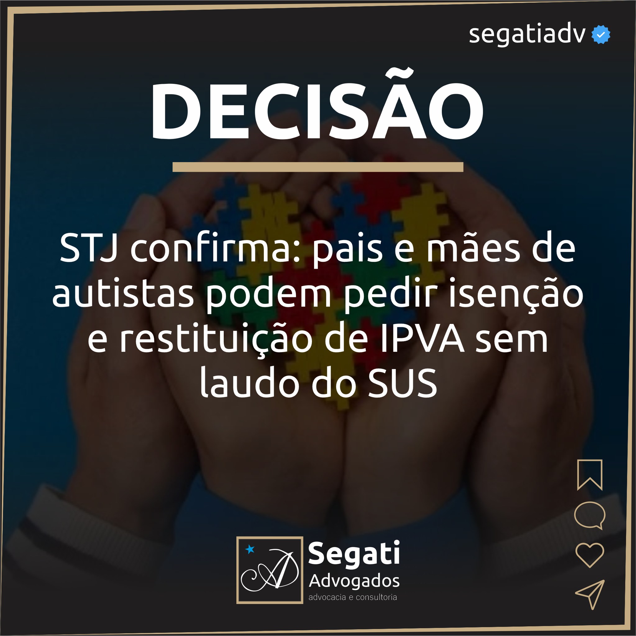 STJ confirma: pais e mães de autistas podem pedir isenção e restituição de IPVA sem laudo do SUS